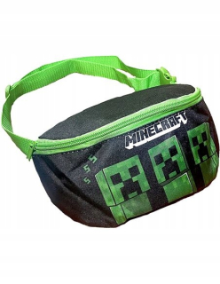 Detská taška Minecraft čierna, Odtiene zelenej, Viacfarebná